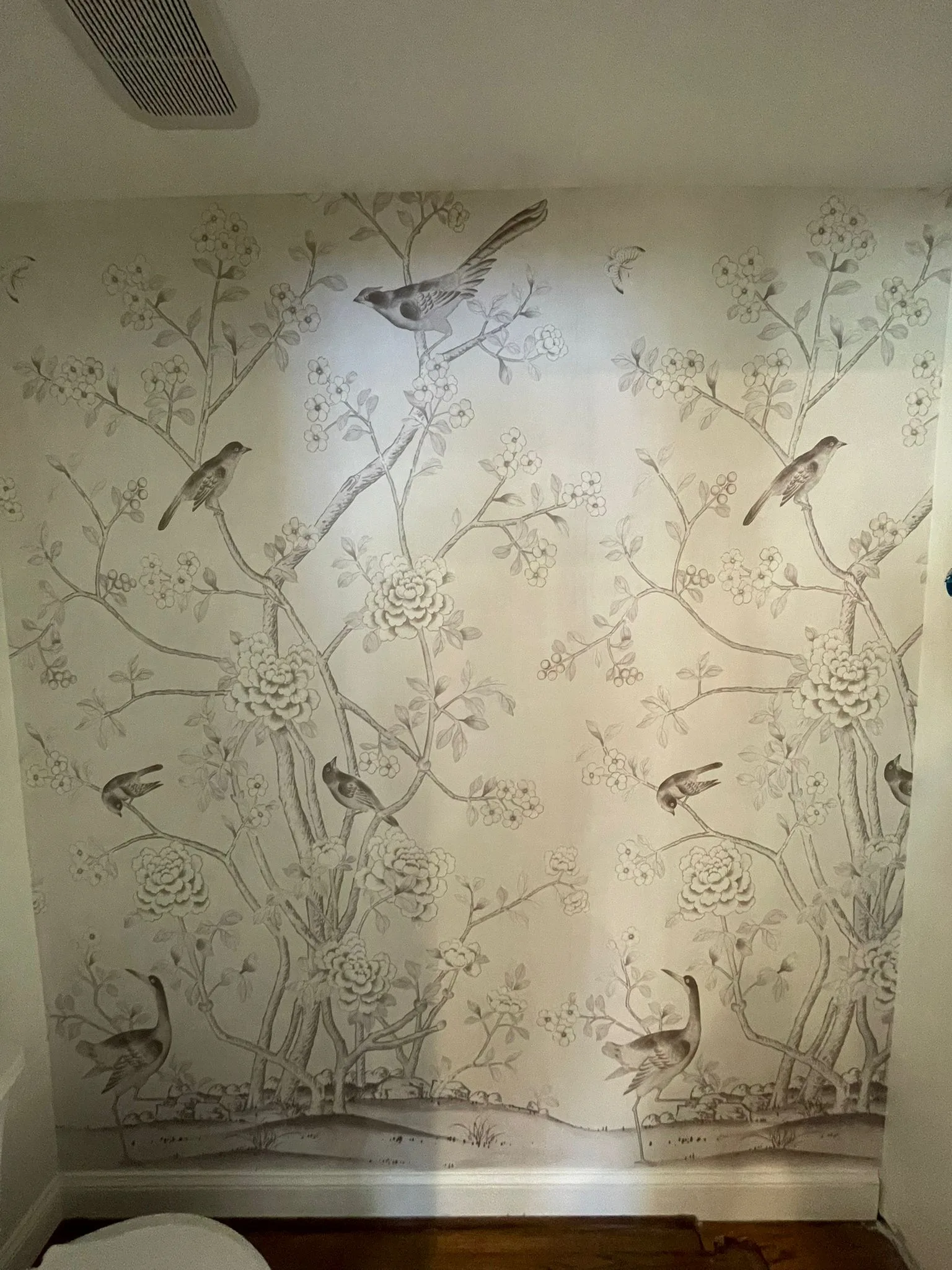 Wallpaper installation process