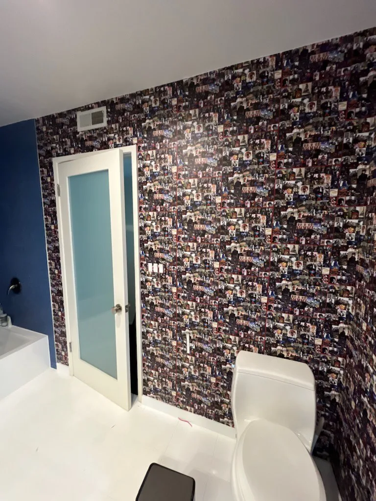 Wallpaper installation in Mira Mesa