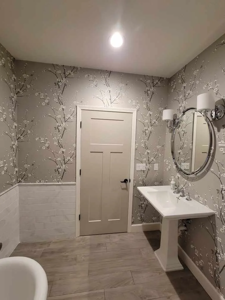 Wallpaper installation in University City